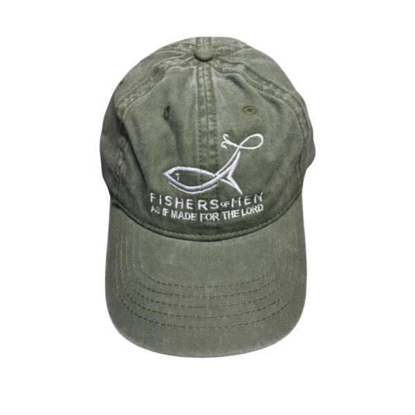 Fishers of Men Embroidered Green Ballcap