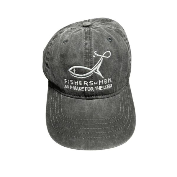 Fishers of Men Embroidered Grey Ballcap